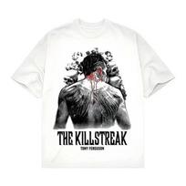 Tony Ferguson The Killstreak UFC MMA Fighter T-Shirt Graphic Tee Gift for Fan 4XL gray