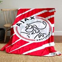 Ajax Amsterdam Logo Design Patterned blanket, flannel, suitable for all seasons, home decor, warm and cozy 150x200cm(59*78in)