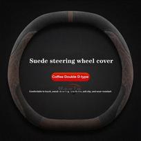Suede odos automobilio vairo užvalkalas visiems naujiems Kia Sportage 2026 automobiliams, automobilio stilius, auto priedai Sportage brown C black