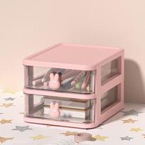 Chic 2/4-Tier Desk Organizer With Drawers - Ideal For Office Supplies, Jewelry & Cosmetics Storage - Portable Divider Box A5