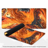 Orange Red Large Gaming Mouse Pad XXL Flame Fluid Deskmat Non-Slip Rubber Mouse Mat Computer Keyboard Mats Big Mausepad Gamer 600x300x3mm