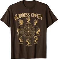 Greek Mythology Persephone Artemis Hecate Goddess Energy T-Shirt S black