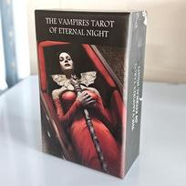 The Vampires Tarot of Eternal Night – 78 Cards Gothic Dark Fantasy Deck 12*7cm in Rigid Box, Double-embossed Cardstock įvairiaspalvis