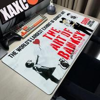 Graffiti Art Banksy S Mouse Pad Large Desk Mat Keyboard Ergonomic Office Rubber Game PC Nonslip Antifray Home Custom Best Pric 900x400x2mm