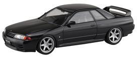 Aoshima Bunka Kyozai The Snap Kit Series Nissan R32 Skyline Custom Wheels Pearl Plastic Model Kit Co., Ltd. (AOSHIMA) 1/32 GT-R (Black Metallic)