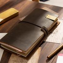 Traveler's Notebook Traveler Leather Diary Handmade Book Journal Cowhide School Vintage Stationery A5 A6 A7 Mini Standard 12x21cm