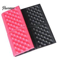 Traveling Mat Moisture-Proof Folding Foam Pad Cushion Seats Seat for Outdoor Camping Picnic Park raudona