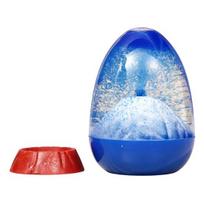 Unique Volcano Eruption Timer Liquid Motion Timer, Egg?Shaped Floating Sand Hourglass, Volcanic Quicksand Hourglass Desktop Dynamic Stress white
