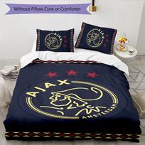 3pcs Ajax FC Design Cover Set - HD Printed Bedding with 1 Cover and 2 Pillowcases - Perfect for Home and Dorm Decor 180cmx210cm