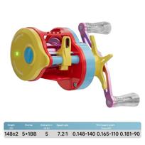 TEBEN LiteSpin-DC SDC Smart Fishing Reel:7.2:1 Gear, SDC Electronic Brake Anti-Bird’s Nest, Self-Generating Power, 3 Modes,5+1