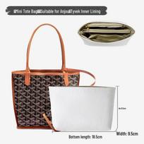 Large Capacity Multi-Compartment Waterproof Organizer for Goyard Tote Bag