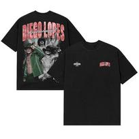 UFC Freedom 250 Diego Lopes UFC Shirt, Featherweight Fighter Graphic Tee L gray