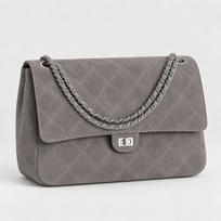 Suede Tote Bag, Women's New High-end Fashion Chain Shoulder Bag, Versatile Crossbody Bag gray