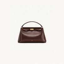 JW PEI Carmen Mini Crossbody Tote Bag - Leather Handbag Daily Commute Coffee gray
