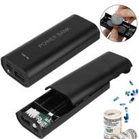 Pinigų seifas Raktas Grynieji pinigai Paslėptas saugojimas Kūrybinis Netikras maitinimo blokas Dėžutė konteineris Slėptuvė Apsaugo nuo plėšikų 1Pc black