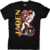 Unisex T-shirt Ripple Junction Yu-Gi-Oh! GX Jaden Yuki Edit Anime Adult T-Shirt Officially Licensed XXXL brown