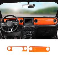 SHINEKA Car Center Console Decoration Cover for Jeep Wrangler JL 2018-2023/for Jeep Gladiator JT 2018-2023 Interior Accessories