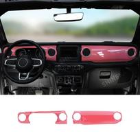 SHINEKA Car Center Console Decoration Cover for Jeep Wrangler JL 2018-2023/for Jeep Gladiator JT 2018-2023 Interior Accessories
