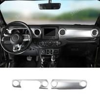 SHINEKA Car Center Console Decoration Cover for Jeep Wrangler JL 2018-2023/for Jeep Gladiator JT 2018-2023 Interior Accessories
