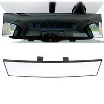 Didelis matomumas Apsaugantis nuo akinimo Kampinis Panoraminis Automobilio Interjero Blu-ray Veidrodėlis Galinio Vaizdo Veidrodėlis 270mm Auto HD Pagalbinis Veidrodėlis onesize black