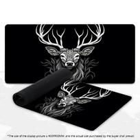 XXL Large Gaming Mouse Pad Nordic Rune Deer Wolf Circuit Tech Deskmat Non‑Slip Rubber Keyboard Mat Pc Game Desk Mats Mousepads 600x300x2mm