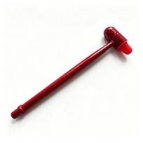 Ergonomic Massage Hammer Wooden Handle Acupoint Hammer Handheld Massage Stick  Daily brown