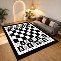 Chess Game Living Room Nonslip Area Rug Soft Carpet For Bedroom Game Playroom Sofa Office Home Decor Doormat Christmas Gift C926632 70cmx100cm