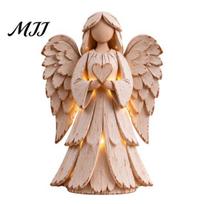 Christmas Souvenir Collection 1/2Pcs Vintage Lighted Tree Figurine, Mini Tabletop Centerpiece, Decor Holiday Room Ornament with Warm LED Lights, A
