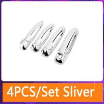 Car Door Handle Cover Trim For Jeep Grand Cherokee WJ 1999~2004 Door Handles Chromium Styling Set Exterior Parts Car Sliver white