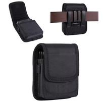 Oxford Cloth Pouch Belt Clip Folding Case For Samsung Galaxy Z Flip 6 5 4 3 For Motorola Razr 40 50 Ultra Mobile Phone Bag Cover 10.5cm-8.5cm-2.5cm