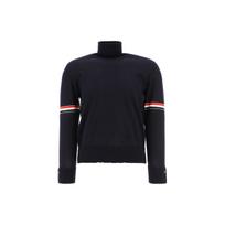Thom Browne Rwb stripe roll-neck jumper MKA413A-Y1014-415 2 black