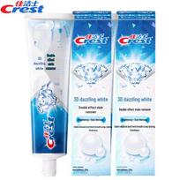 Crest 3D White Dual Action Whitening Toothpaste (2 x 170g) white