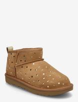 UGG - K Classic Ultra Mini Shiny Dots - Žieminiai batai užsimaunami - Ruda
