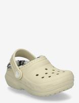 Crocs - Classic Plaid Lined Clog T - Klumpės - Kreminė spalva