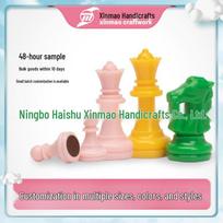 Custom Chess Pieces in Various Sizes, Specifications & Colors - Exclusive Selection Medium 50MM King Height beige