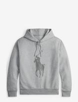 Polo Ralph Lauren - Relaxed Fit Big Pony Double-Knit Hoodie - Džemperis - Pilka
