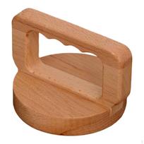 Spausdinimo Baren Blokas Medinis Spaudos Įrankis Rankinis Presas Buko Mediena Wave Handle beige