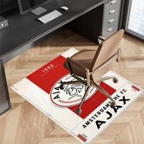 AFC Ajax Printed Absorbent Washable Carpet, Non-Slip Bathroom Mats, Kitchen Rugs, Yoga Mat,Living Room Entrance, Camping Picnic Rugs 50cmx80cm red
