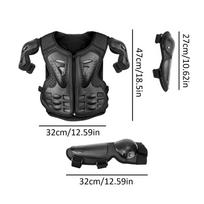 Kids Youth Motorbike Motorcycle Body Arm Jacket Motocross Mountain Cycling Dirt Cycling Protective Gear Vest Arm Protector juoda