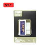 2025 Mini ELM327 Bluetooth OBD2 Scanner Code Reader V1.5/V2.1 Car Diagnostic Tools Check Engine Fault Detector 16PIN Adapter black