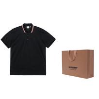 Burberry SS22 Polo Shirt Men's Black 80537731 M juoda