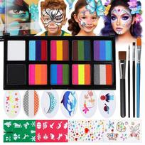42-Color Face and Body Paint for Halloween, Christmas, and Festivals