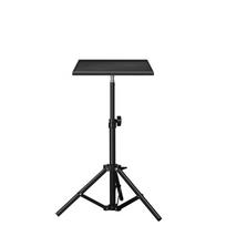 Universal Laptop Projector Tripod Stand 1/4inch Thread DJ Equipment Holder Height Adjustable Floor Projector Stand for Equipment black