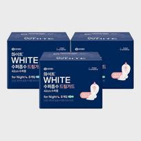 White Super Absorbent Dream Guard Overnight Super Long 8 Pack x 3 blue