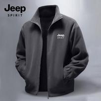 JEEP SPIRIT vyriškas šiltas švarkas su stovimos apykaklės M gray