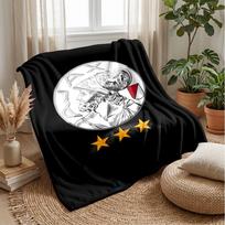 Ajax Amsterdam Theme blanket Soft Flannel Fleece Blanket Warm Lightweight Throw Blanket for Home Sofa Bed 75x90cm