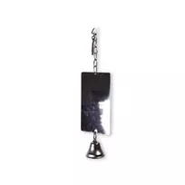 VADIGRAN Mirror Metal + Bell žaislas paukščiams 9x36cm