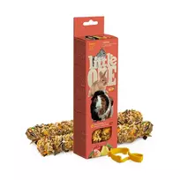 Little one lazdelės jūrų kiaulytėms, triušiams ir šinšiloms su vaisiais, 2x60 g