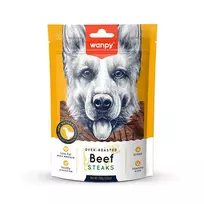 Wanpy skanėstas šunims, jautienos kepti kepsniukai, 100g