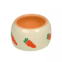 Nobby dubenėlis graužikams "Carrot", keramikinis, S, smėlinis- oranžinis,  125 ml